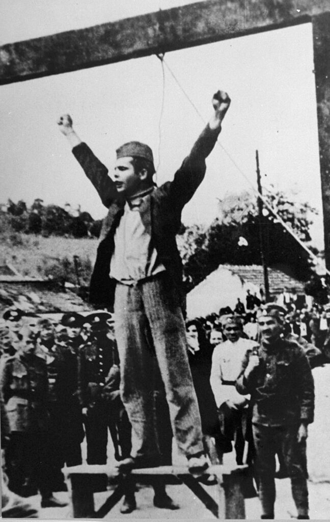 « Mort au fascisme ! Liberté pour le peuple ! »